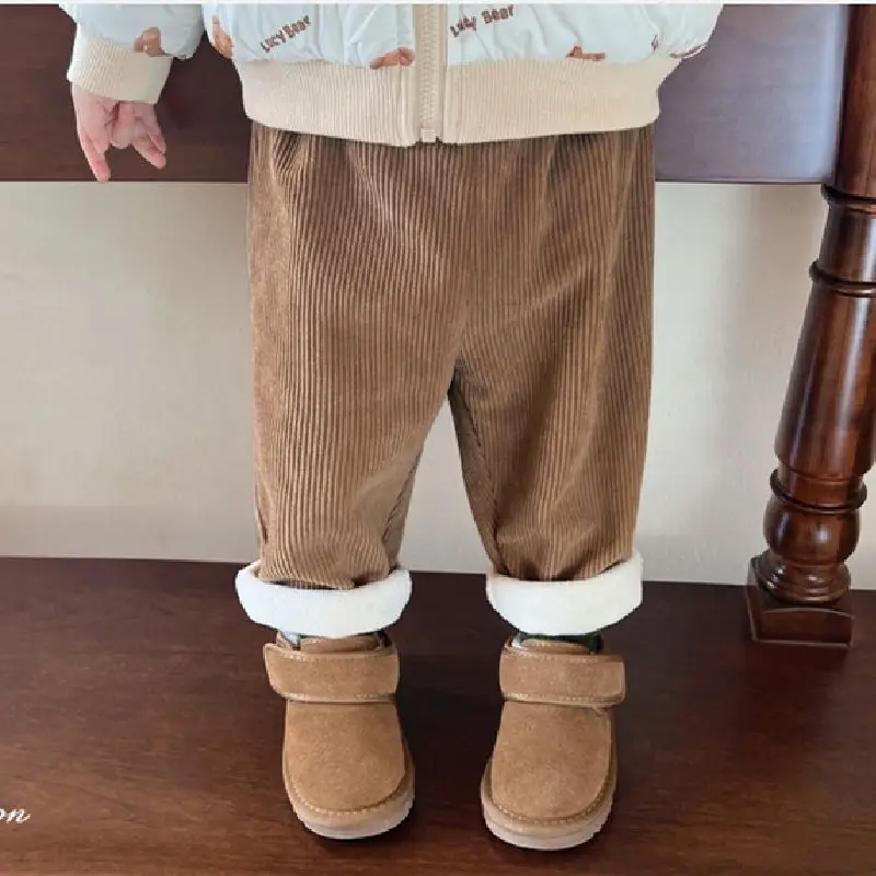 Autumn Winter Children Clothes - Corduroy Pant Warm recension och pris