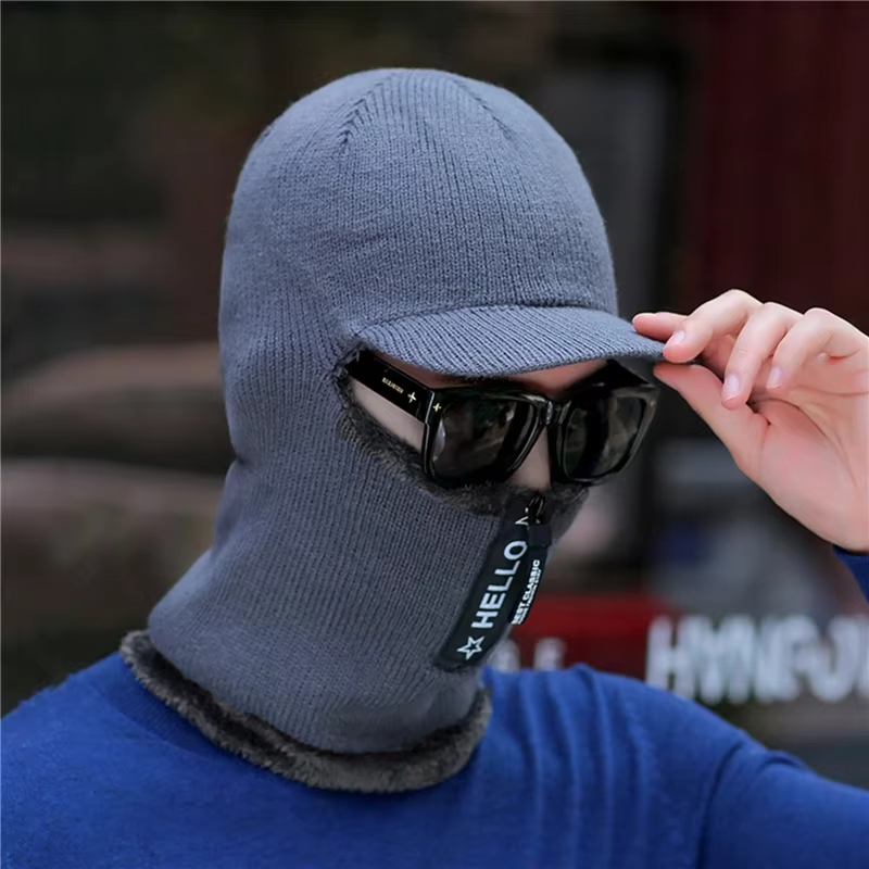 New Men Winter Warm Wool Hat O - Wool Scarf Men recension och pris