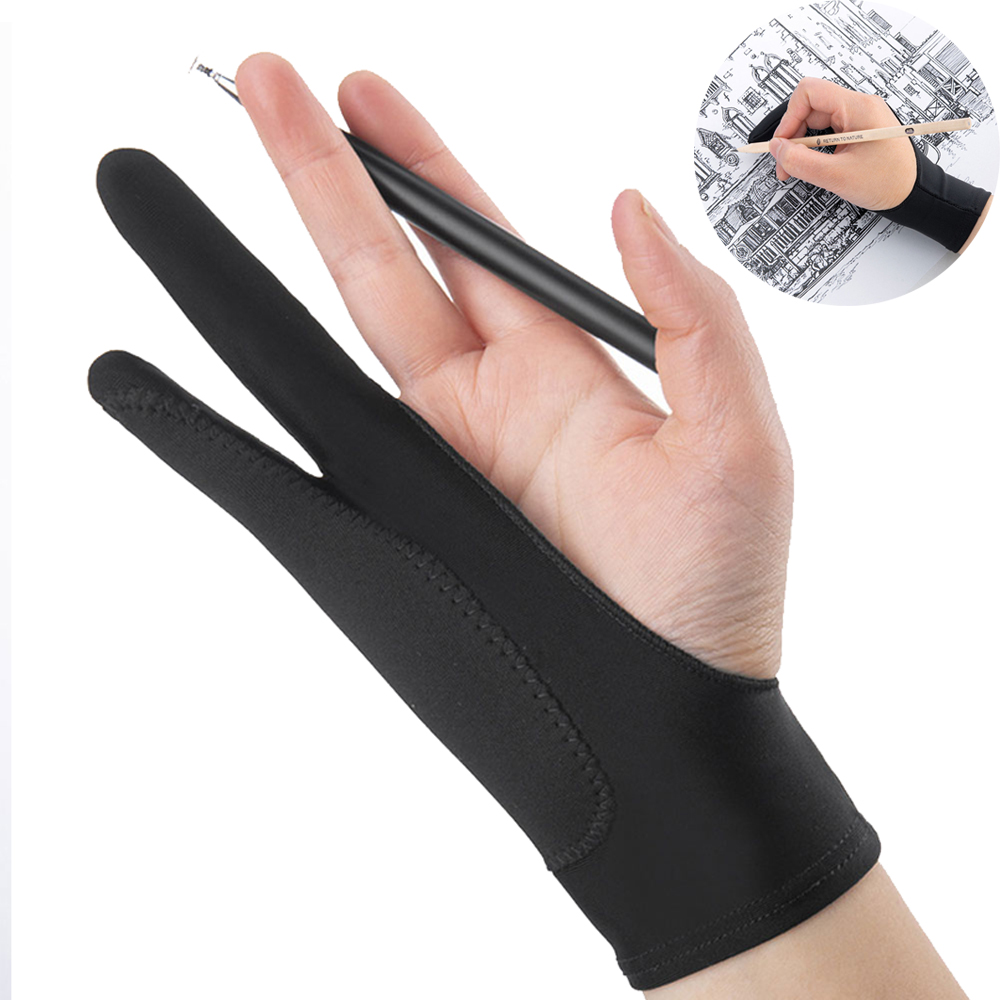1PC Two-Finger Hand Painting G - Touch Screen Gloves recension och pris