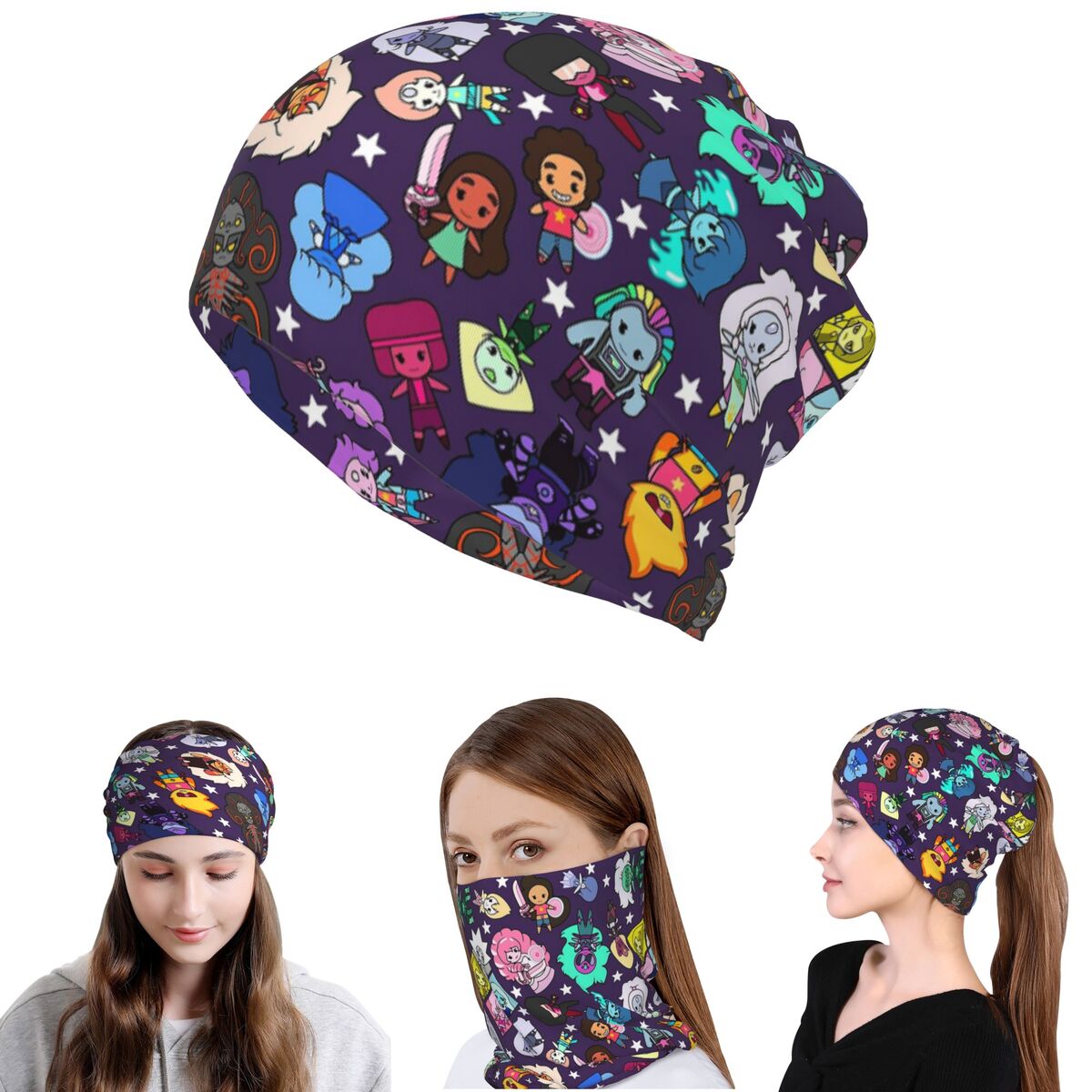 Crystal Gems Steven Universe B - Knit Beanie Hat Warm recension och pris