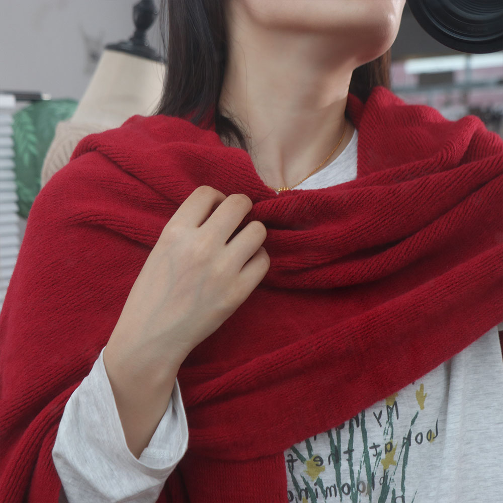 High Quality Solid Color Men W - Wool Scarf Men recension och pris
