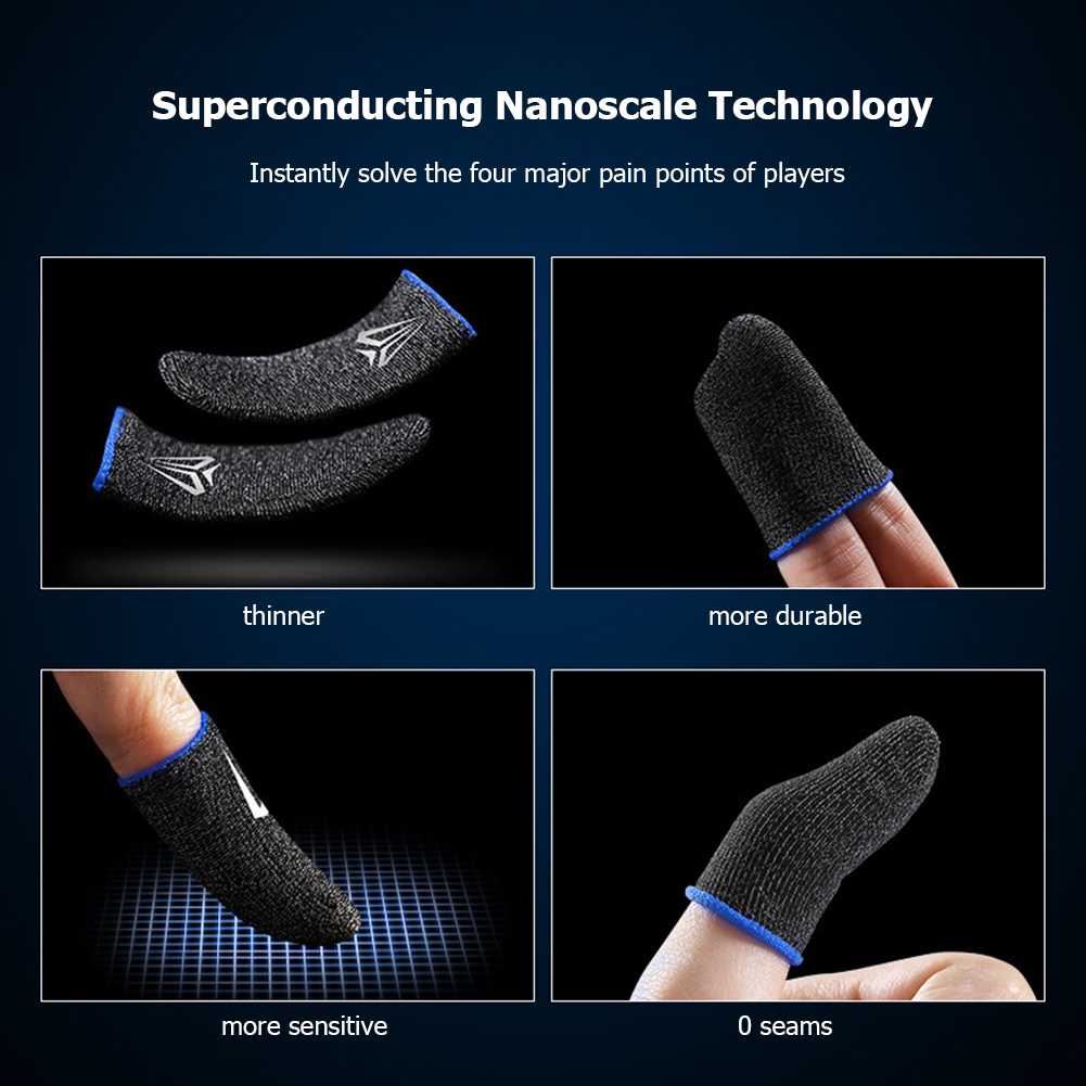 1 Pair Gaming Finger Sleeve Th - Touch Screen Gloves recension och pris